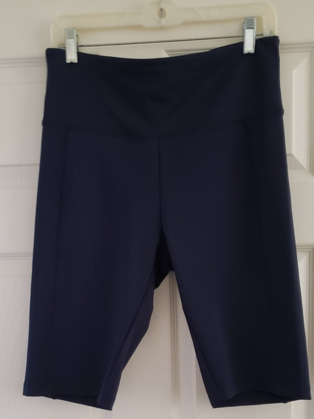Navy Bally Total Fitness women's workout shorts